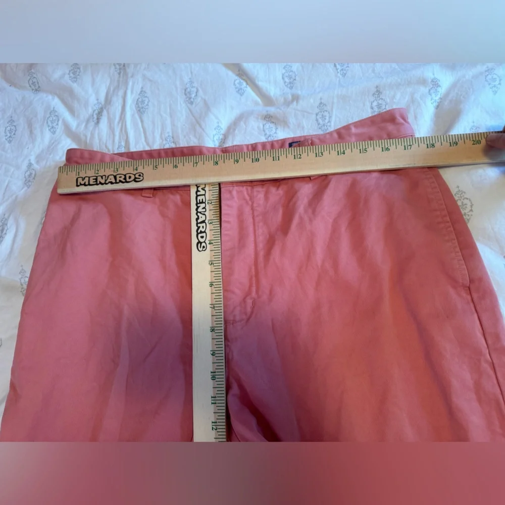 Vineyard Vines Pants Mens 36 X‎ 32 Pink Club Flat Front Straight Pockets Chinos